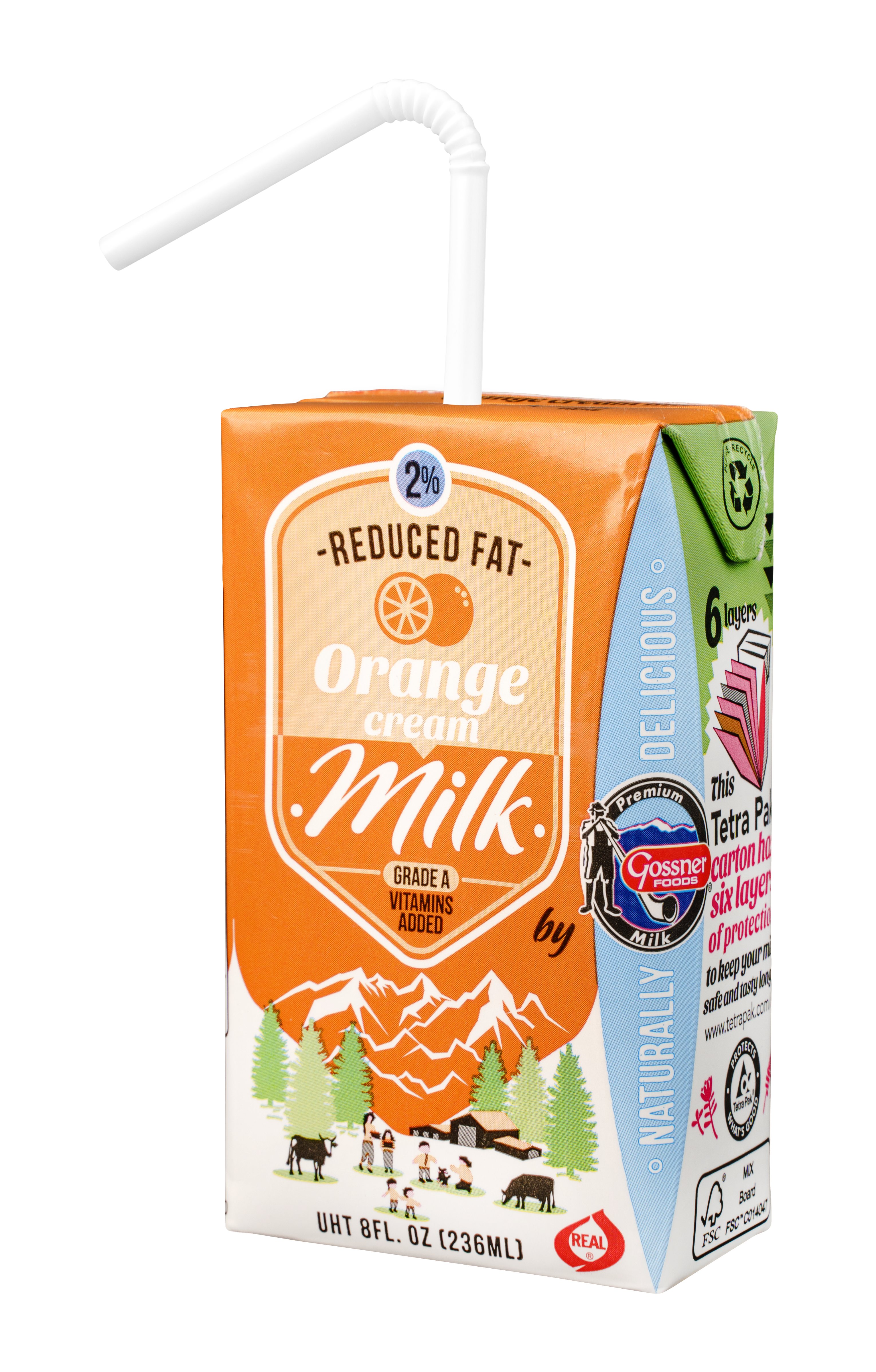2% Orange Cream Milk – Gossner Foods