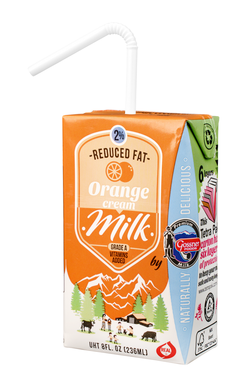 2% Orange Cream Milk – Gossner Foods