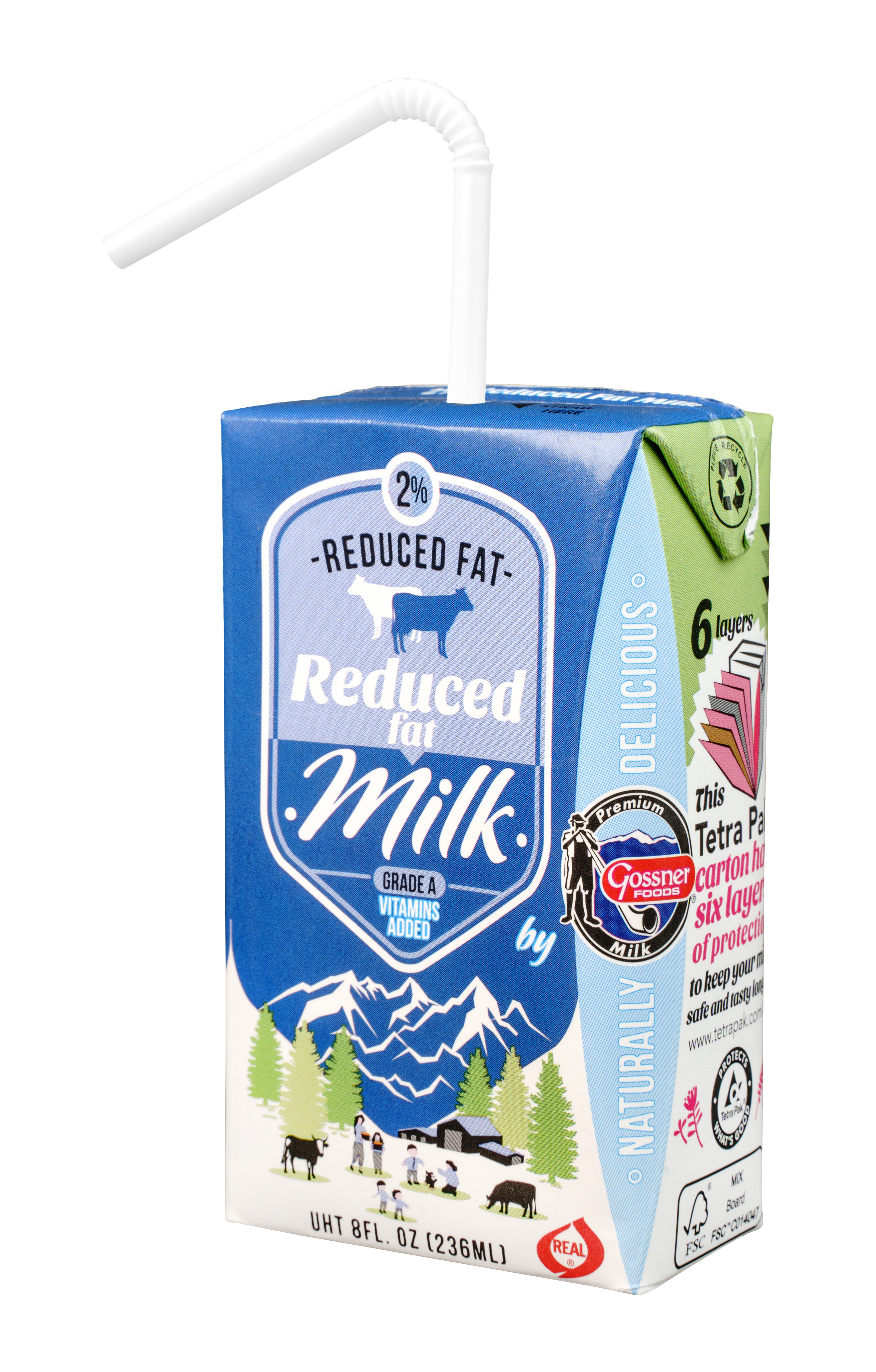 ミルク MS2 2% Reduced Fat Milk – Gossner Foods